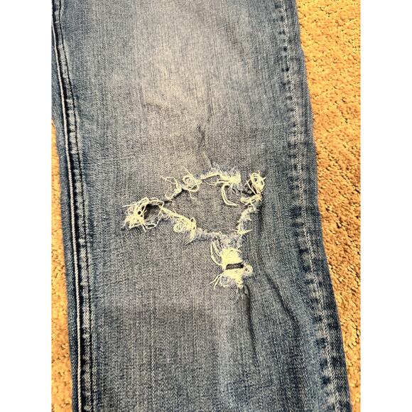 Rag & Bone Dre Low-Rise Slim Boyfriend Jeans Womens Size 27 Light Blue - Picture 10 of 10